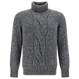 Hochkragenpullover Brunello Cucinelli Grau