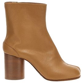 Maison Martin Margiela Botas de Tornozeleira Tabi Maison Margiela Marrom Bege