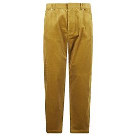 Pantalones de pana Prada Pinwale Amarillo