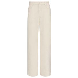 Dior Icons Chino Trousers White Cream