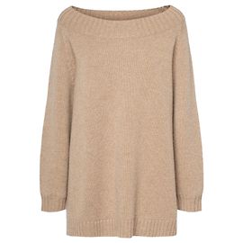Pull en laine et cachemire Radames de Max Mara Marron Beige