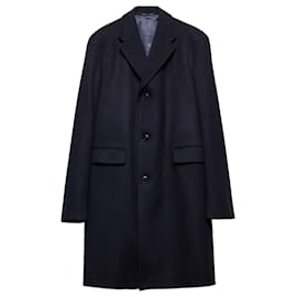 Prada Wool Coat Blue