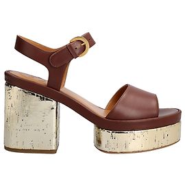 Sandalias de cuero Chloé Odina Castaño