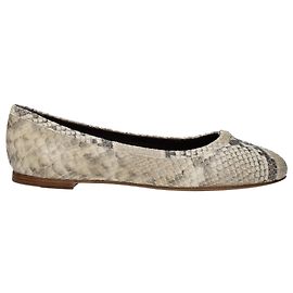 Chloé Chloè Python Marcie Ballerina Piatta Marrone Beige