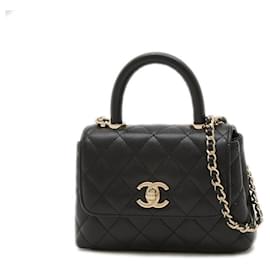 Chanel-Chanel Coco Handle Extra Mini 2WAY Bag-Black