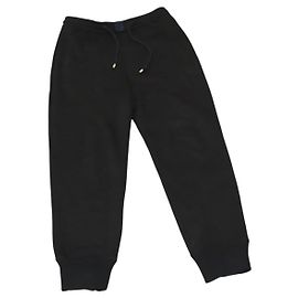 Calças de moletom Anagram LOEWE em algodão preto Auth ym022M Preto