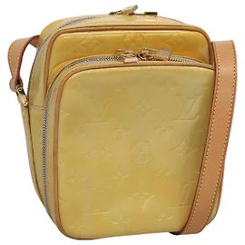 LOUIS VUITTON Monogram Vernis Wooster Sac à épaule Gris M91036 LV Auth ep9271 Gris