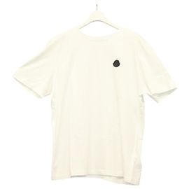 Camiseta Moncler de algodón blanca Auth ym013M Blanco