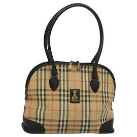 Autre Marque Borsa Tote Burberrys Nova Check in tela beige oro Auth BD686 Beige D'oro