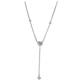 Collar Lariat Happy Diamond de oro blanco y diamantes Chopard Otro