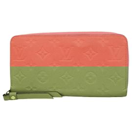 Louis Vuitton-Louis Vuitton Long Wallet Monogram Empreinte Zippy-Pink
