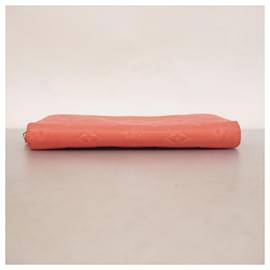 Louis Vuitton-Louis Vuitton Long Wallet Monogram Empreinte Zippy-Pink