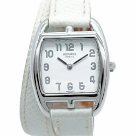 Hermès-Hermes Capecot CT1.210 White Dial Watch for Women-Other
