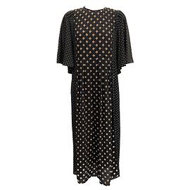 Muveil Black / Tan Dot Dress Black