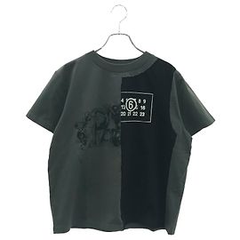 Maison Martin Margiela Camiseta de algodón MM6 Gris