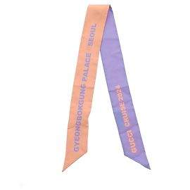 Gucci Silk Bow Tie Orange Orange