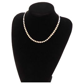 Collana in cristallo Swarovski Argento Metallico