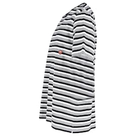 Missoni- Missoni Striped Crewneck T-Shirt in Multicolor Cotton-Multiple colors