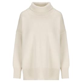 Chloé Kaschmir Rollkragenpullover Weiß