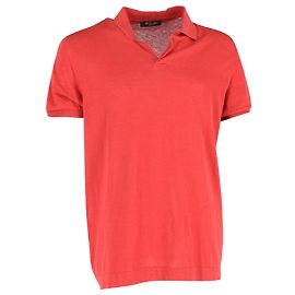 Polo Loro Piana in cotone rosso Rosso