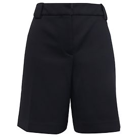Prada Triangle Logo Shorts in Black Polyester Black