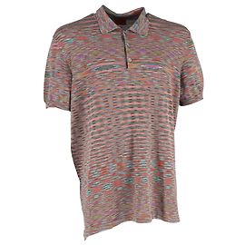 Polo Missoni en coton multicolore Multicolore