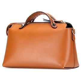 Fendi-Fendi By The Way Leather 2way Bag-Brown