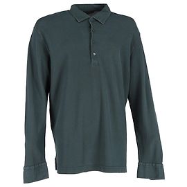 Polo a maniche lunghe Loro Piana in cotone verde Verde Verde oliva