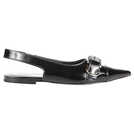 Givenchy-Givenchy Voyou Slingback Ballerina Flat-Black