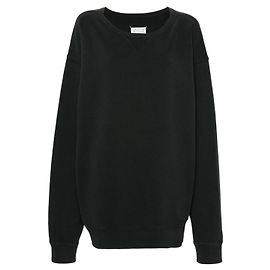Maison Martin Margiela Felpa oversize in cotone Maison Margiela Nero