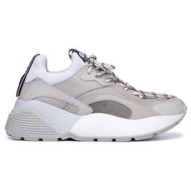 Stella Mc Cartney Eclypse Alter Sneakers aus Kunstwildleder von Stella McCartney Grau