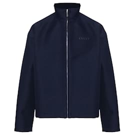 Gucci-Gucci Wool Blend Jacket-Blue