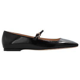 Sapatilhas de couro Christina Gianvito Rossi Preto