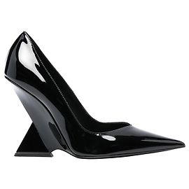 The Attico Cheope Leather Pumps Black