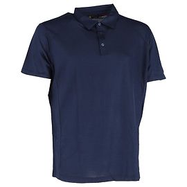 Polo Loro Piana Tremezzo in cotone blu navy Blu Blu chiaro