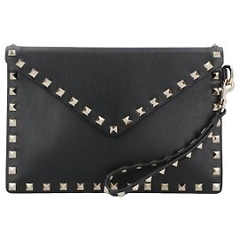 Valentino Garavani Clutch busta Valentino Rockstud Nero