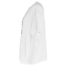 Balenciaga-Camiseta Balenciaga World Food Programme em algodão branco-Branco