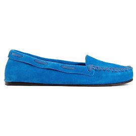 Les mocassins en cuir Mabel de The Row Bleu