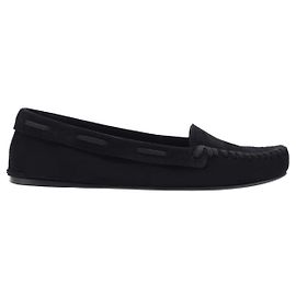 The Row Mabel Leather Loafers Black