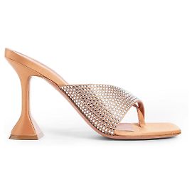 Mule Crystals 95 Shiona di Amina Muaddi Arancione