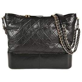 Borsa hobo grande Gabrielle di Chanel Nero