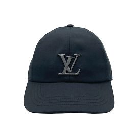 Boné de algodão preto Louis Vuitton Preto