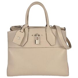 Bolsa City Steamer MM da Louis Vuitton Bege