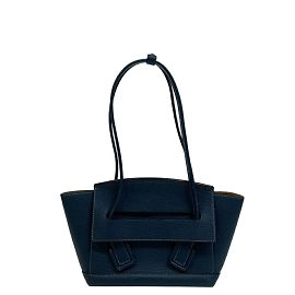Bottega Veneta Piccola Borsa a Spalla The Arco 2way Blu navy