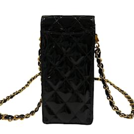 Chanel-Chanel Matelasse Black Leather Cigarette Case-Black