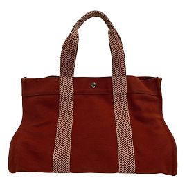 Hermès Borsa Tote MM Cannes Hermes Beige Arancione