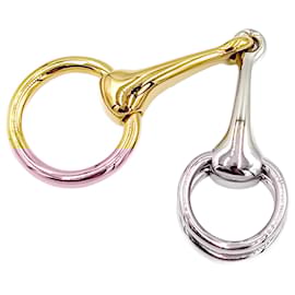 Hermès-Anneau de foulard Hermes Mould-Argenté,Doré