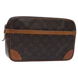 LOUIS VUITTON Clutch Compiegne 28 M51845 LV Auth BA3364 Monogramm