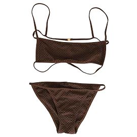 Louis Vuitton Brauner Badeanzug Braun