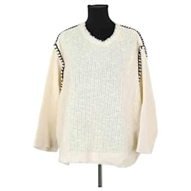 Isabel Marant Top de algodón blanco Blanco